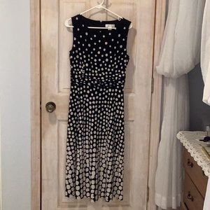 Christopher & banks Sleeveless Polka Dot Dress